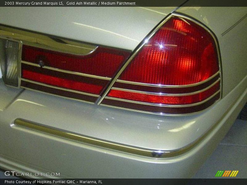 Gold Ash Metallic / Medium Parchment 2003 Mercury Grand Marquis LS
