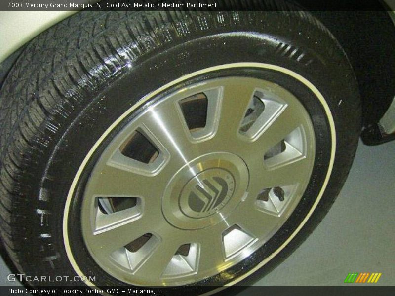 Gold Ash Metallic / Medium Parchment 2003 Mercury Grand Marquis LS