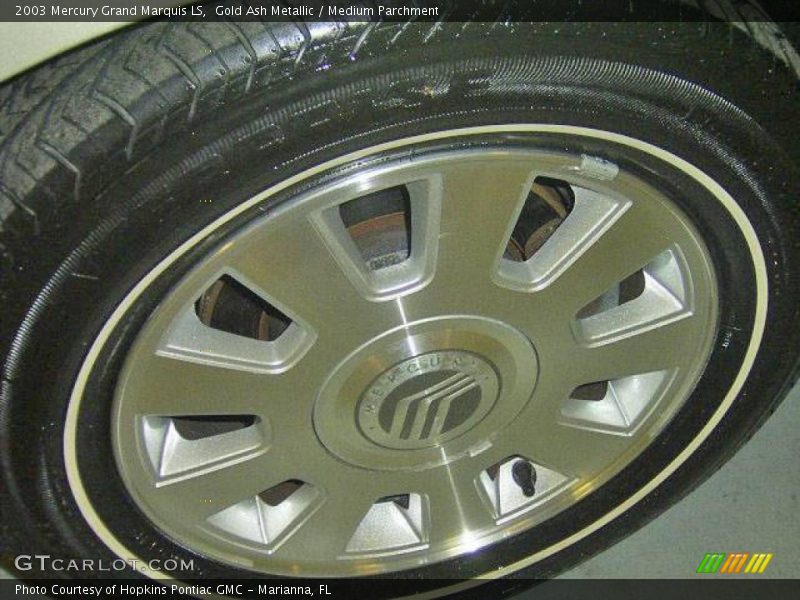 Gold Ash Metallic / Medium Parchment 2003 Mercury Grand Marquis LS