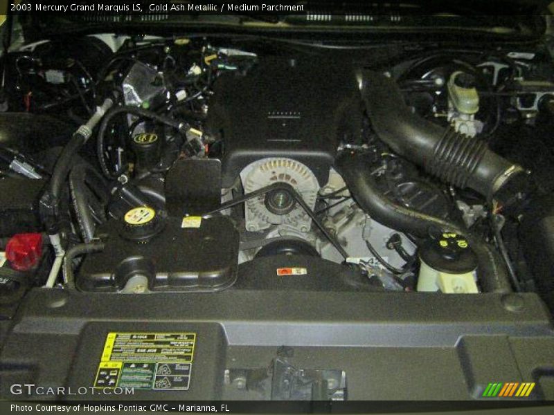 Gold Ash Metallic / Medium Parchment 2003 Mercury Grand Marquis LS