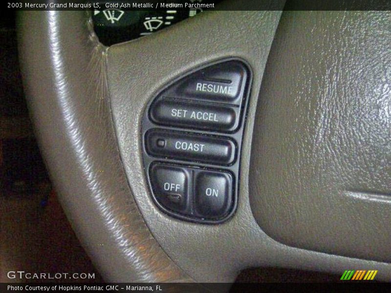 Gold Ash Metallic / Medium Parchment 2003 Mercury Grand Marquis LS