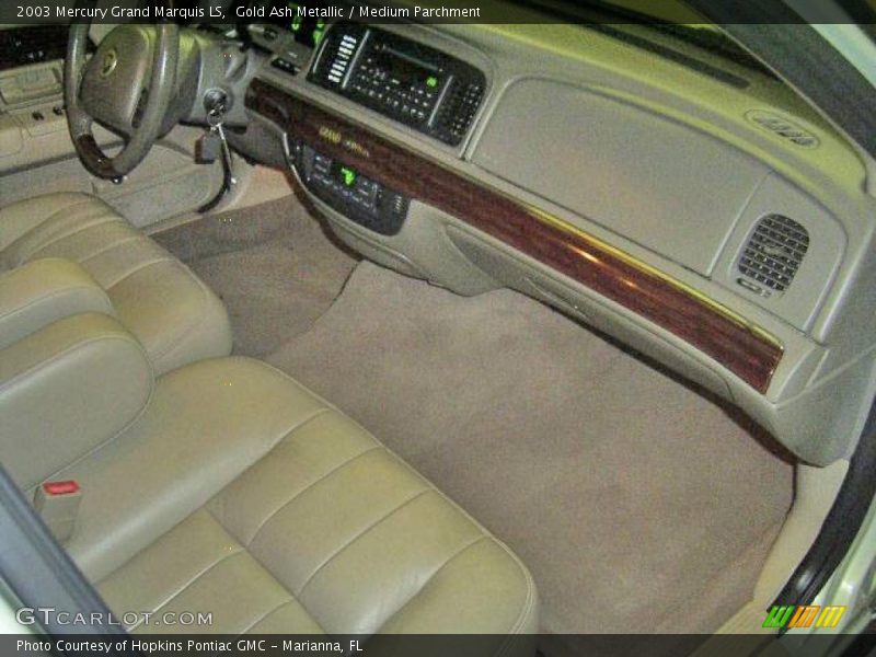 Gold Ash Metallic / Medium Parchment 2003 Mercury Grand Marquis LS