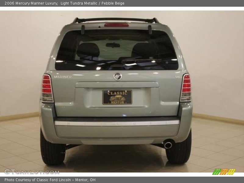 Light Tundra Metallic / Pebble Beige 2006 Mercury Mariner Luxury