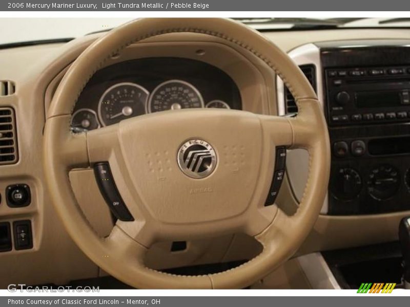 Light Tundra Metallic / Pebble Beige 2006 Mercury Mariner Luxury