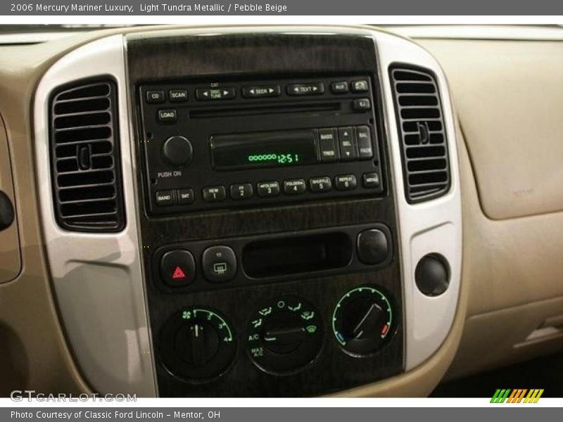 Light Tundra Metallic / Pebble Beige 2006 Mercury Mariner Luxury