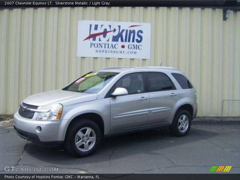 Silverstone Metallic / Light Gray 2007 Chevrolet Equinox LT