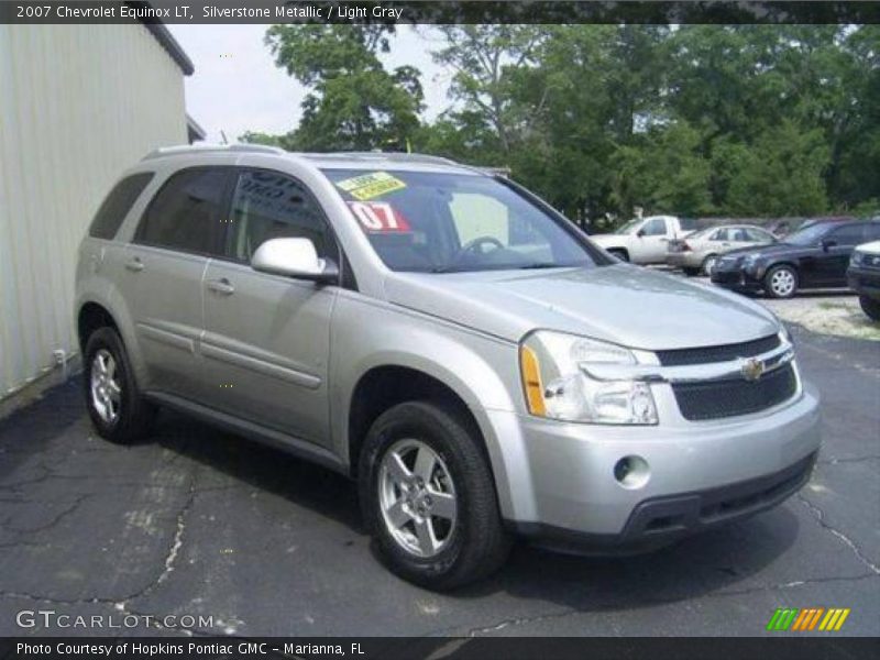 Silverstone Metallic / Light Gray 2007 Chevrolet Equinox LT