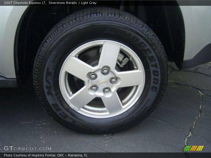Silverstone Metallic / Light Gray 2007 Chevrolet Equinox LT