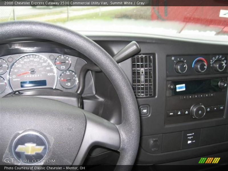 Summit White / Gray 2008 Chevrolet Express Cutaway 3500 Commercial Utility Van
