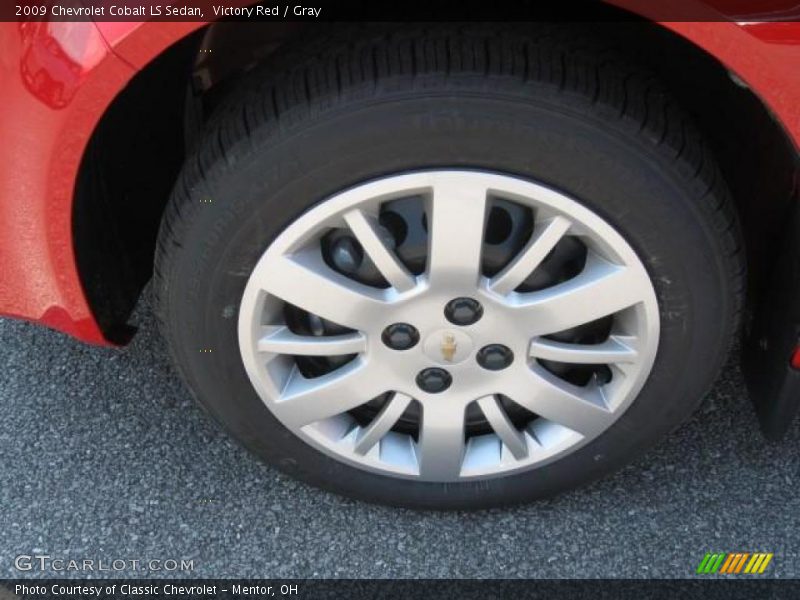 Victory Red / Gray 2009 Chevrolet Cobalt LS Sedan