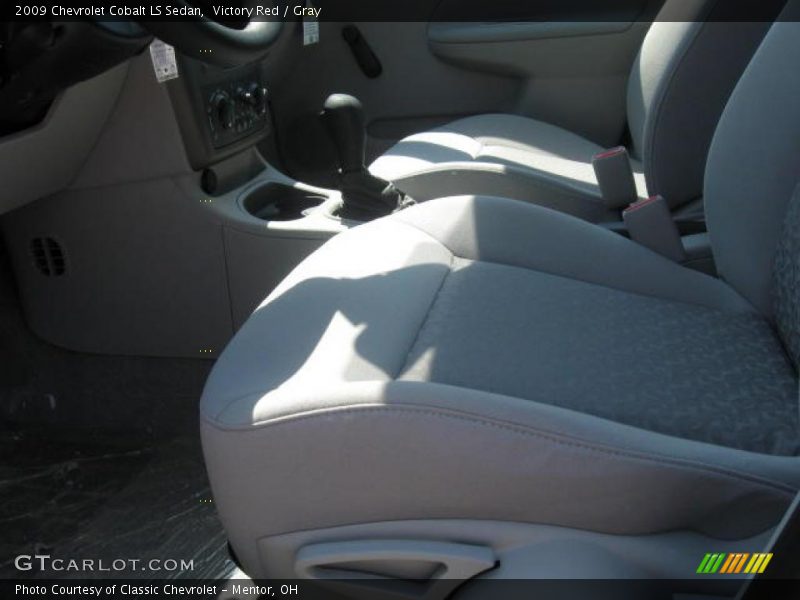 Victory Red / Gray 2009 Chevrolet Cobalt LS Sedan