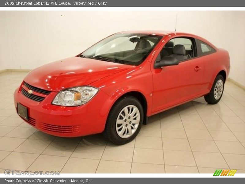 Victory Red / Gray 2009 Chevrolet Cobalt LS XFE Coupe