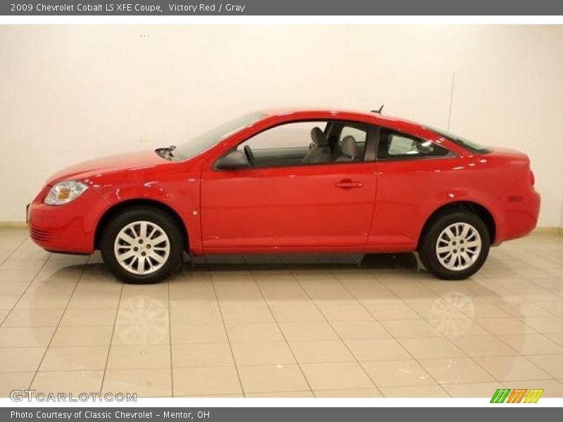 Victory Red / Gray 2009 Chevrolet Cobalt LS XFE Coupe