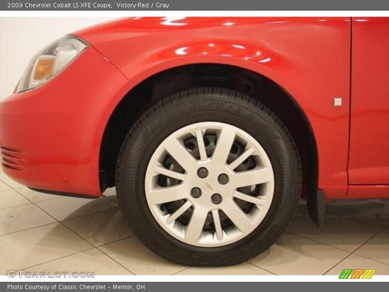 Victory Red / Gray 2009 Chevrolet Cobalt LS XFE Coupe