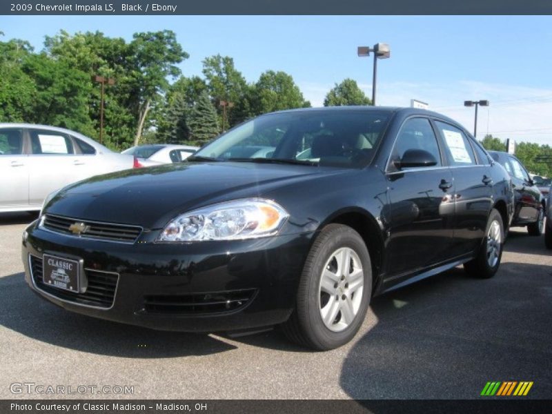 Black / Ebony 2009 Chevrolet Impala LS