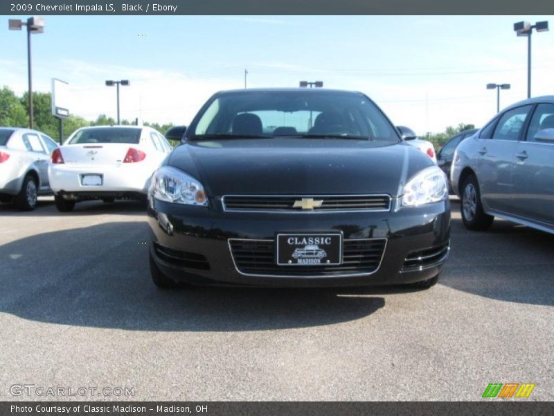 Black / Ebony 2009 Chevrolet Impala LS