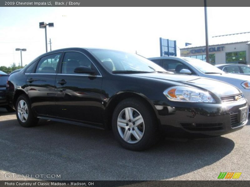 Black / Ebony 2009 Chevrolet Impala LS