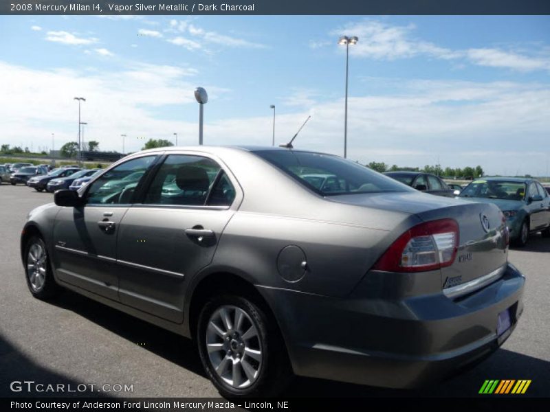Vapor Silver Metallic / Dark Charcoal 2008 Mercury Milan I4