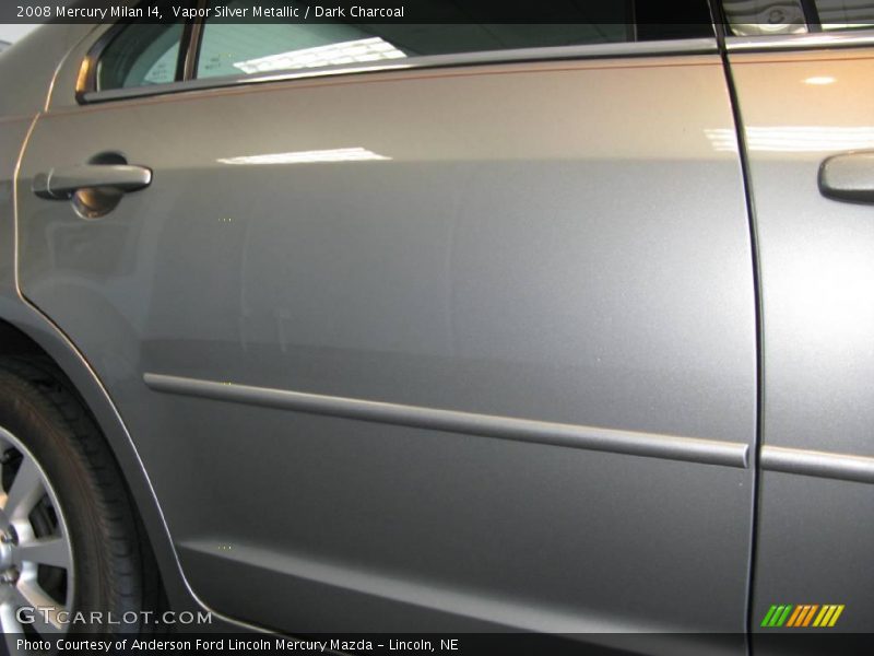 Vapor Silver Metallic / Dark Charcoal 2008 Mercury Milan I4