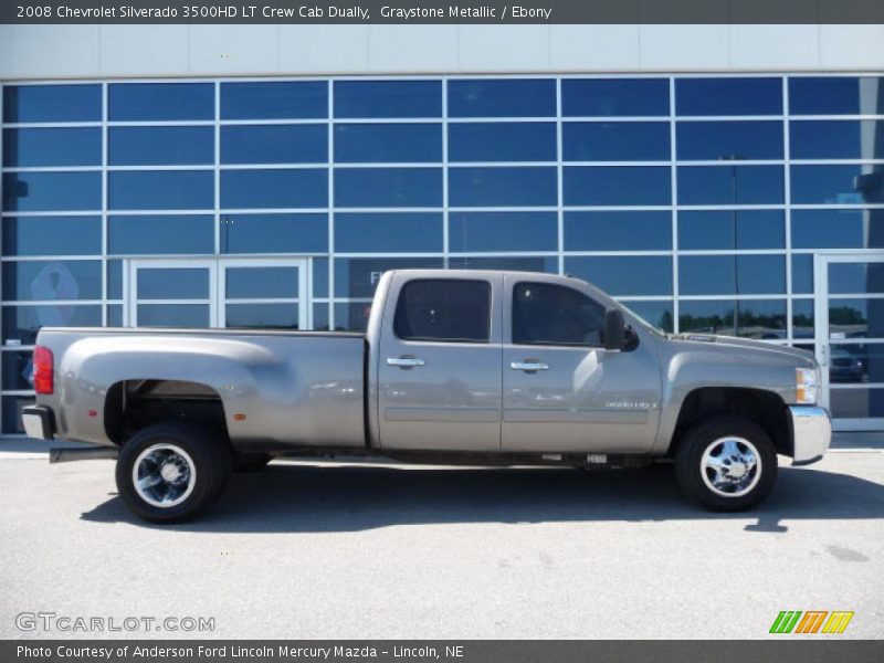Graystone Metallic / Ebony 2008 Chevrolet Silverado 3500HD LT Crew Cab Dually