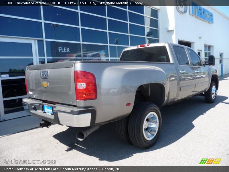 Graystone Metallic / Ebony 2008 Chevrolet Silverado 3500HD LT Crew Cab Dually