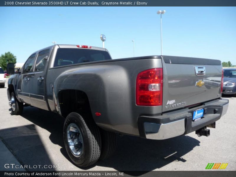 Graystone Metallic / Ebony 2008 Chevrolet Silverado 3500HD LT Crew Cab Dually