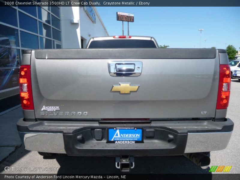 Graystone Metallic / Ebony 2008 Chevrolet Silverado 3500HD LT Crew Cab Dually
