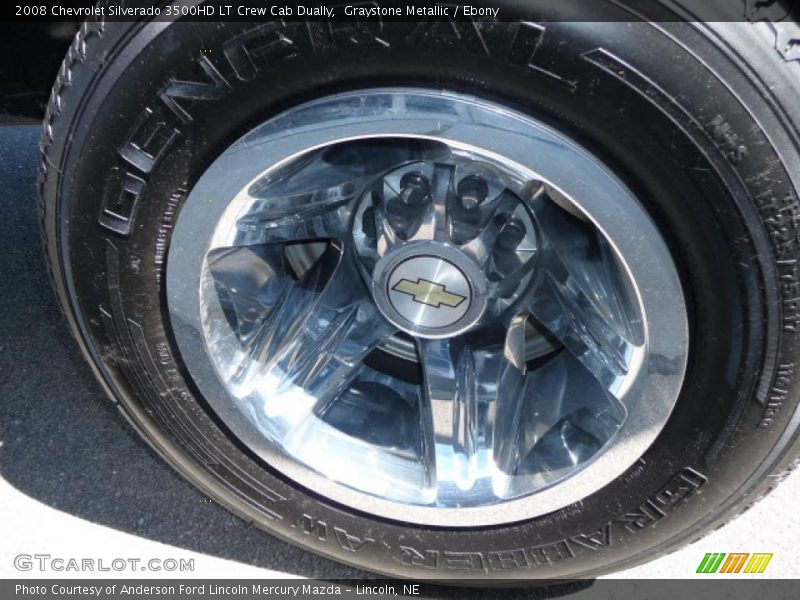Graystone Metallic / Ebony 2008 Chevrolet Silverado 3500HD LT Crew Cab Dually