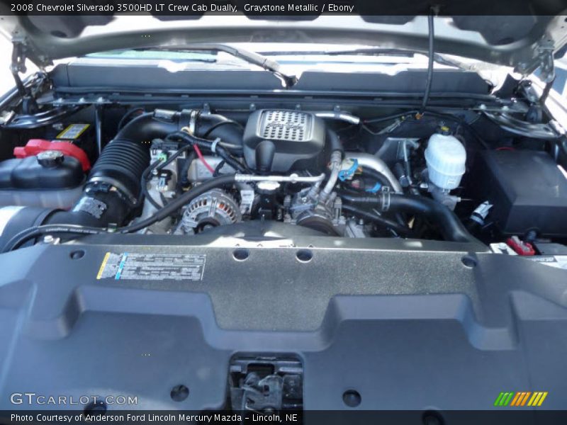 Graystone Metallic / Ebony 2008 Chevrolet Silverado 3500HD LT Crew Cab Dually