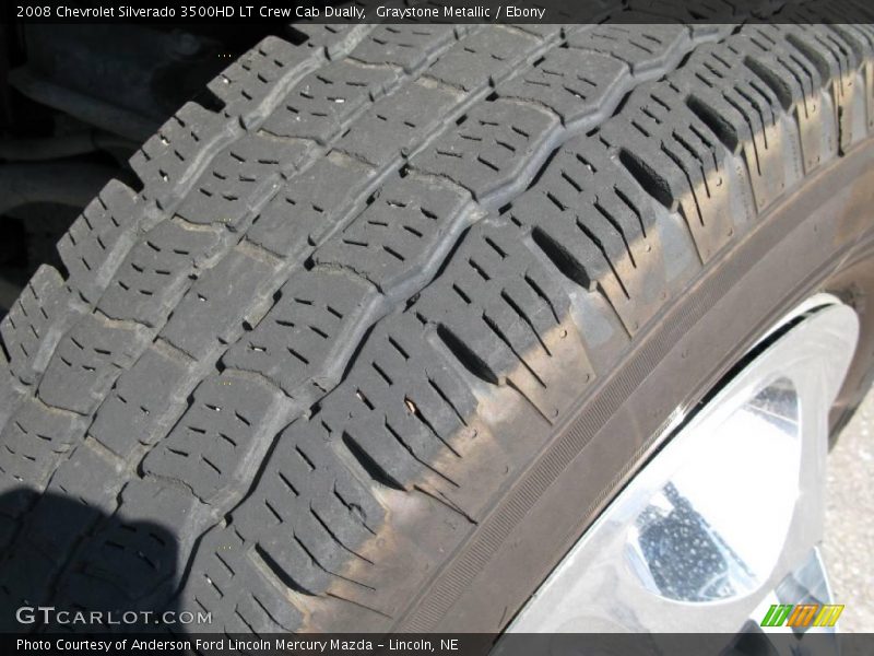 Graystone Metallic / Ebony 2008 Chevrolet Silverado 3500HD LT Crew Cab Dually