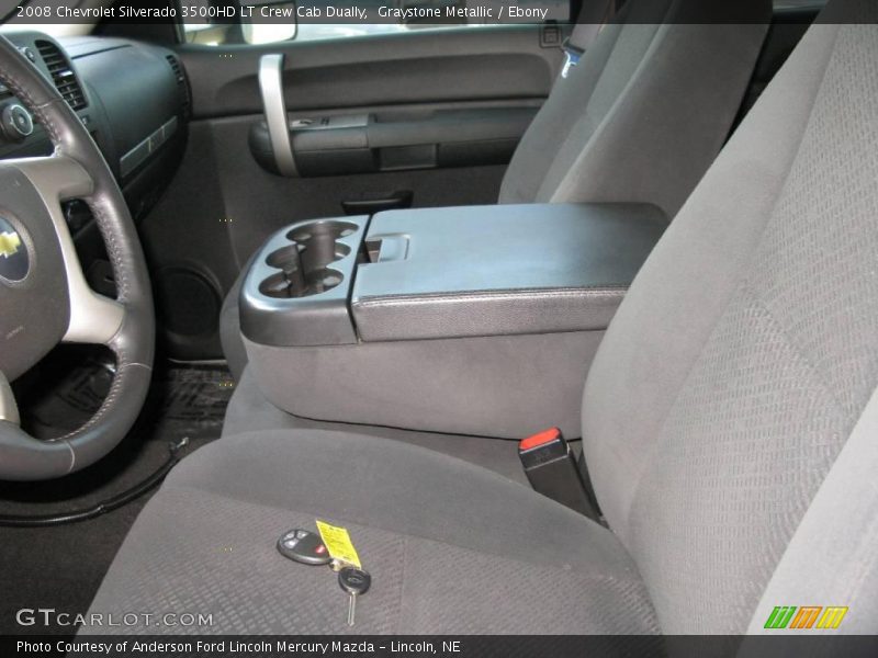 Graystone Metallic / Ebony 2008 Chevrolet Silverado 3500HD LT Crew Cab Dually