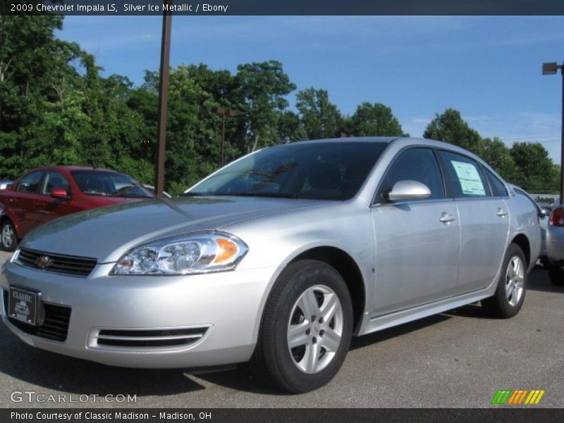 Silver Ice Metallic / Ebony 2009 Chevrolet Impala LS