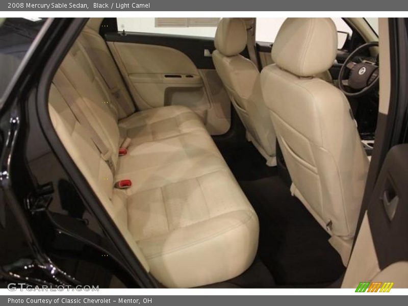 Black / Light Camel 2008 Mercury Sable Sedan