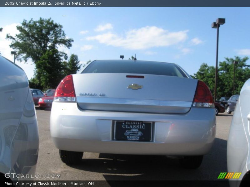 Silver Ice Metallic / Ebony 2009 Chevrolet Impala LS