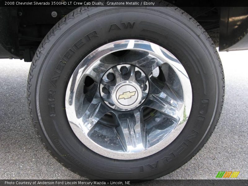 Graystone Metallic / Ebony 2008 Chevrolet Silverado 3500HD LT Crew Cab Dually