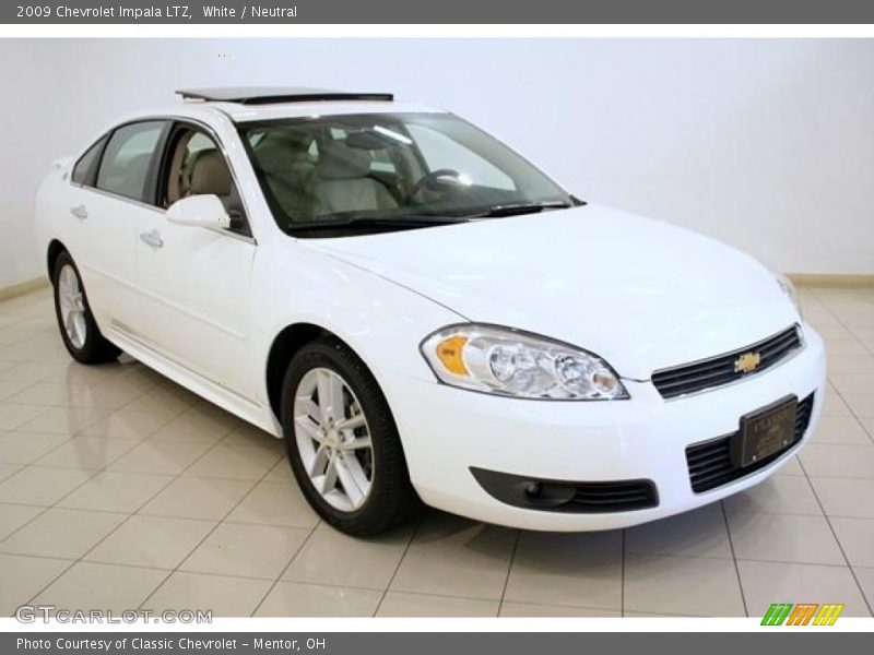 White / Neutral 2009 Chevrolet Impala LTZ