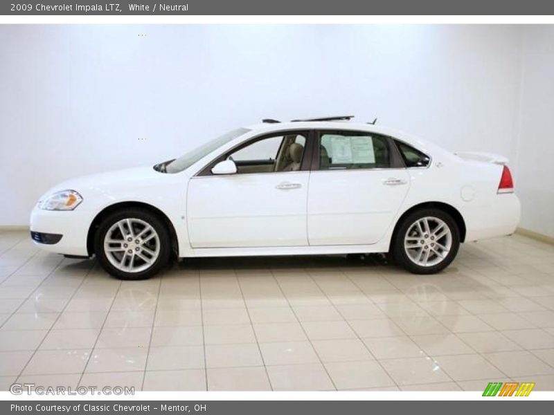 White / Neutral 2009 Chevrolet Impala LTZ