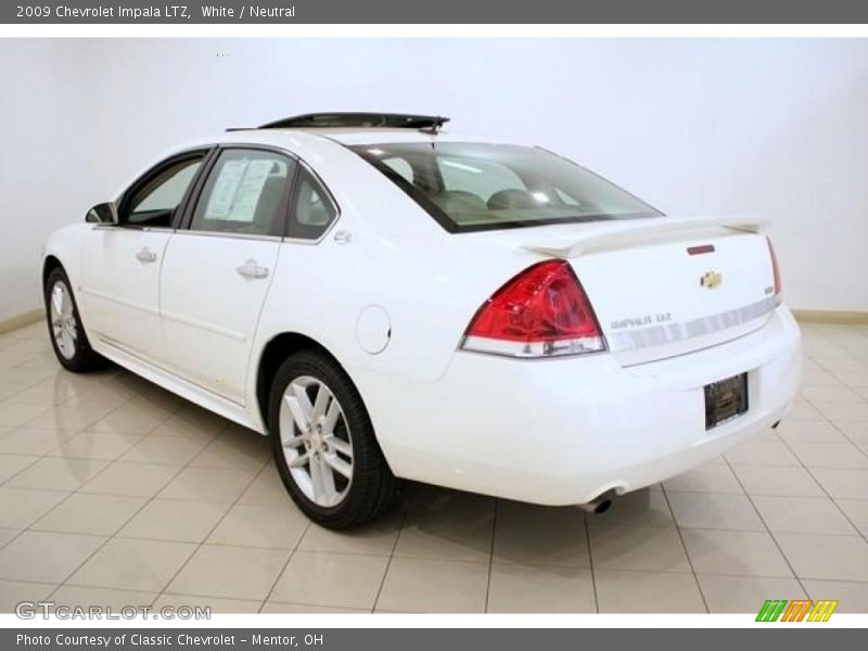 White / Neutral 2009 Chevrolet Impala LTZ