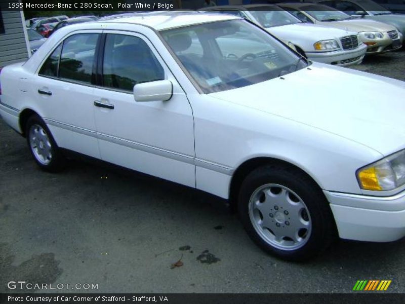 Polar White / Beige 1995 Mercedes-Benz C 280 Sedan