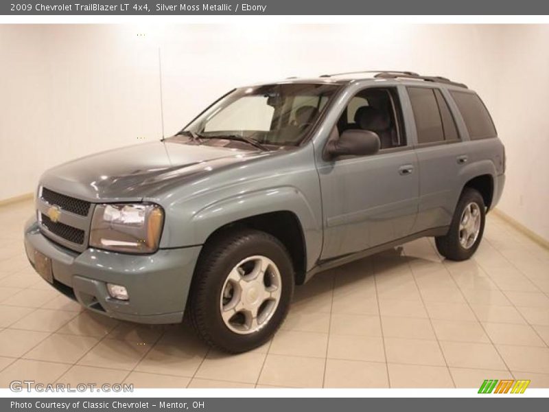 Silver Moss Metallic / Ebony 2009 Chevrolet TrailBlazer LT 4x4