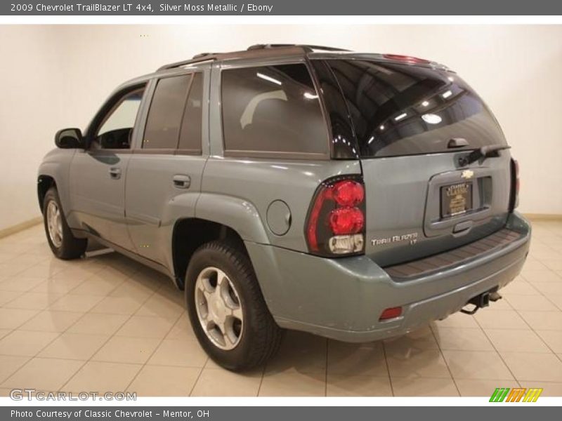 Silver Moss Metallic / Ebony 2009 Chevrolet TrailBlazer LT 4x4
