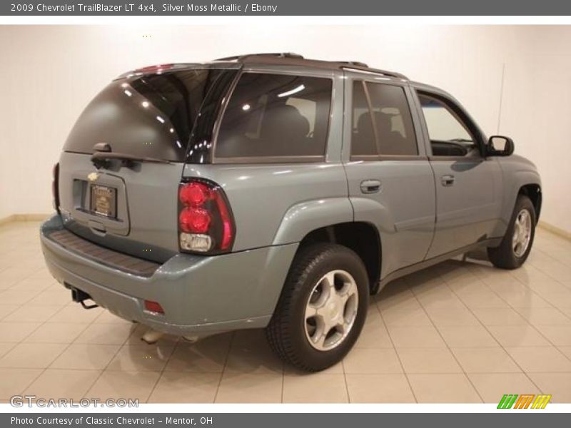 Silver Moss Metallic / Ebony 2009 Chevrolet TrailBlazer LT 4x4