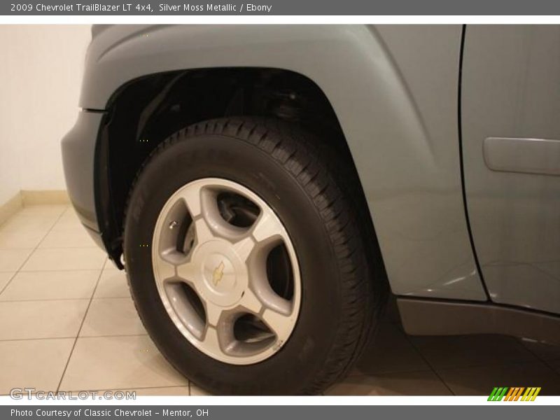 Silver Moss Metallic / Ebony 2009 Chevrolet TrailBlazer LT 4x4