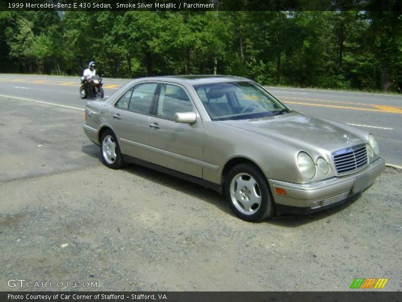 Smoke Silver Metallic / Parchment 1999 Mercedes-Benz E 430 Sedan