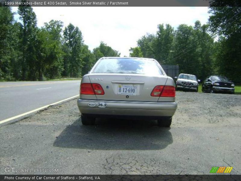 Smoke Silver Metallic / Parchment 1999 Mercedes-Benz E 430 Sedan