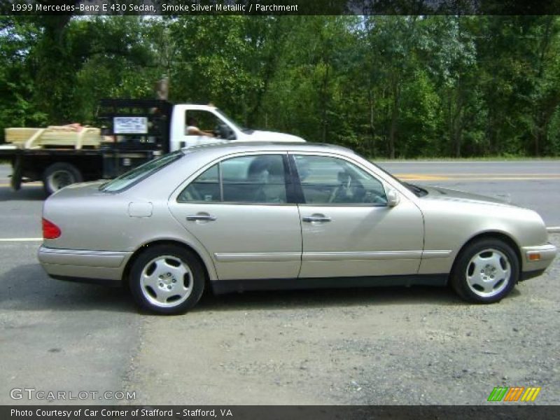 Smoke Silver Metallic / Parchment 1999 Mercedes-Benz E 430 Sedan