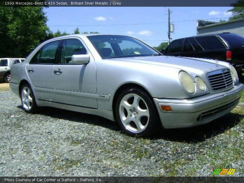 Brilliant Silver Metallic / Grey 1999 Mercedes-Benz E 430 Sedan