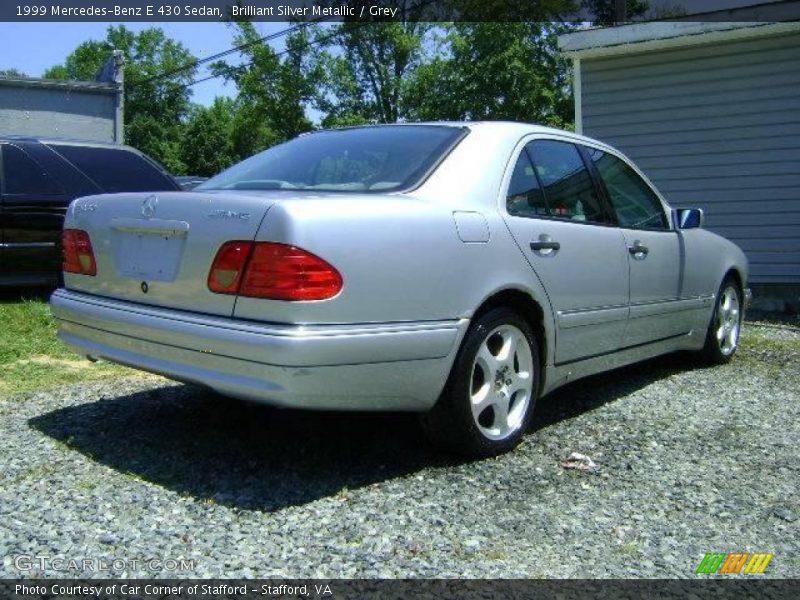 Brilliant Silver Metallic / Grey 1999 Mercedes-Benz E 430 Sedan