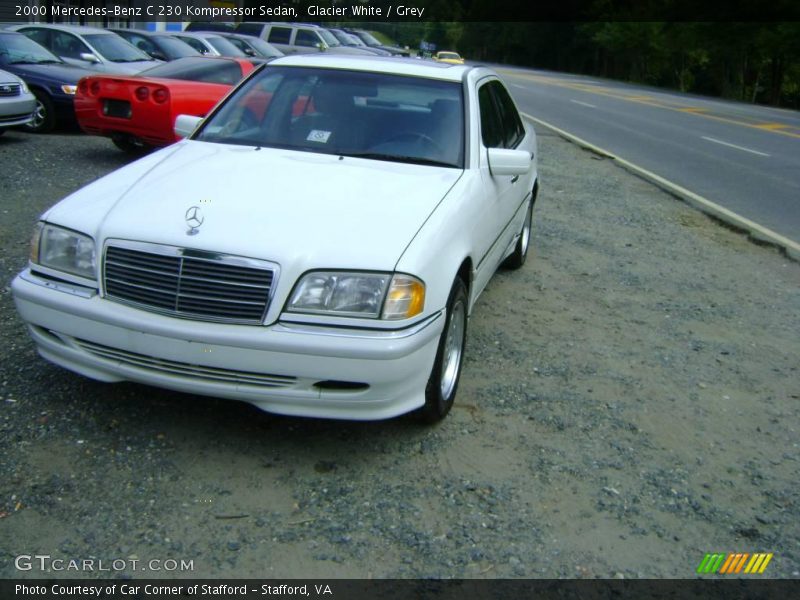 Glacier White / Grey 2000 Mercedes-Benz C 230 Kompressor Sedan