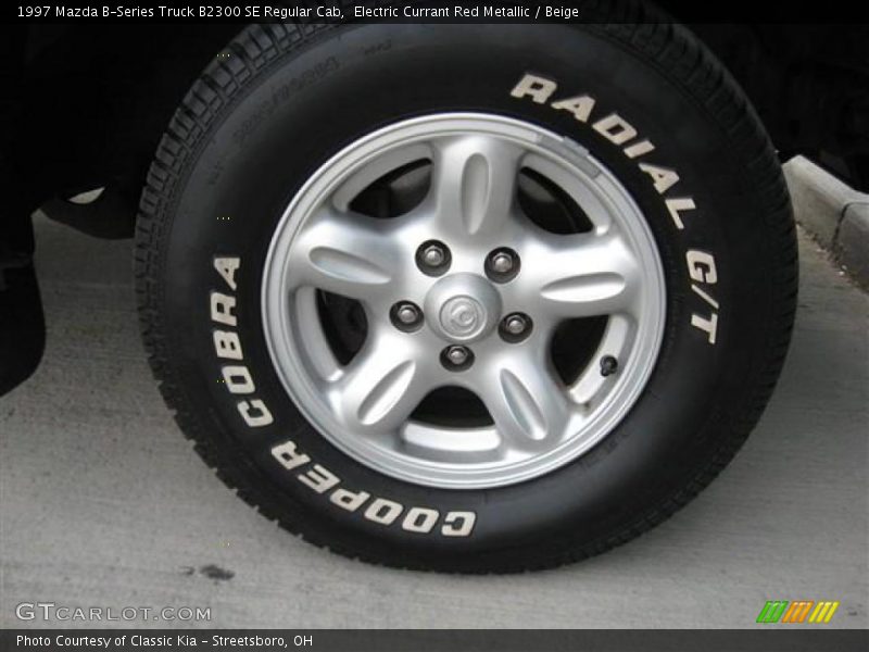 Electric Currant Red Metallic / Beige 1997 Mazda B-Series Truck B2300 SE Regular Cab